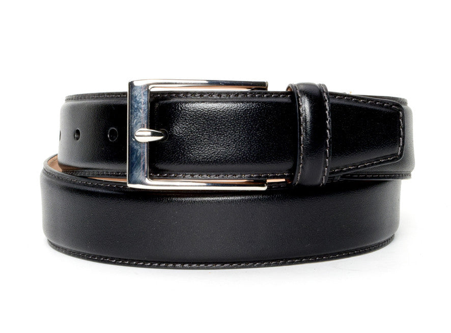 Black Classic Dress Belt - Warfield & Grand