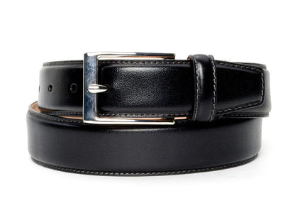 Black Classic Dress Belt - Warfield & Grand