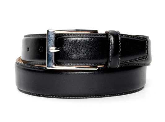 Black Classic Dress Belt - Warfield & Grand