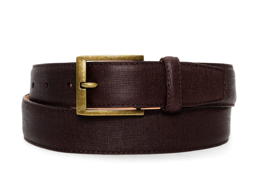 Saffiano Dress Belt - Warfield & Grand